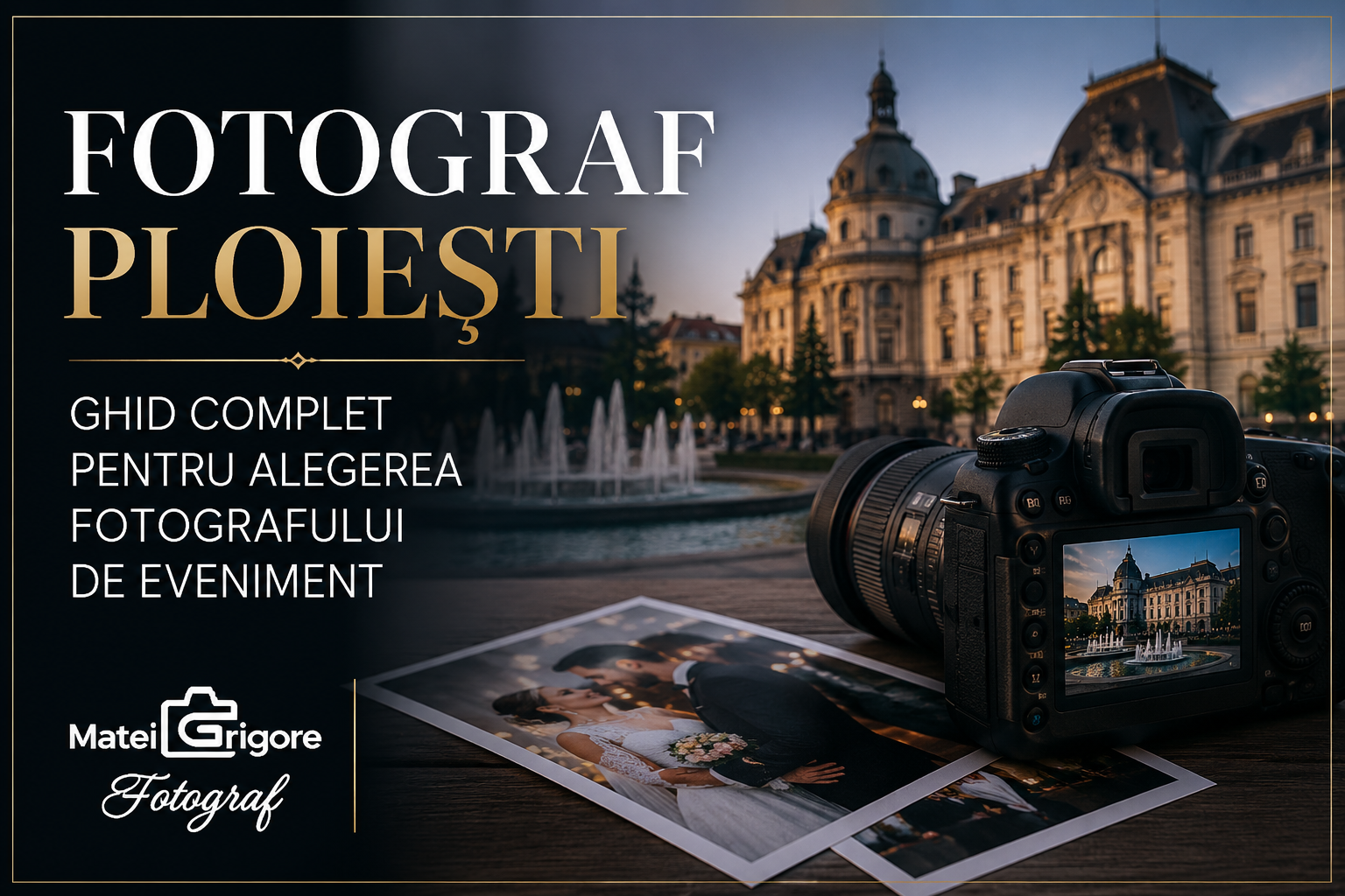Fotograf Ploiești — Ghid Complet pentru Alegerea Fotografului de Eveniment