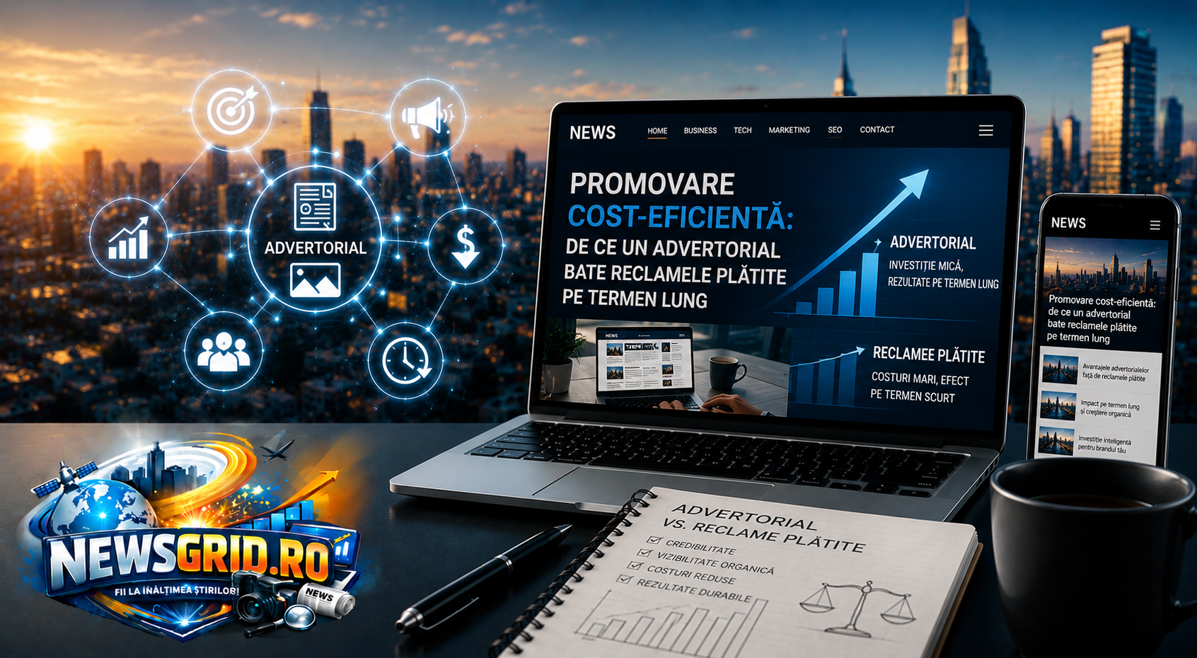 Promovare cost-eficientă: de ce un advertorial bate reclamele plătite pe termen lung